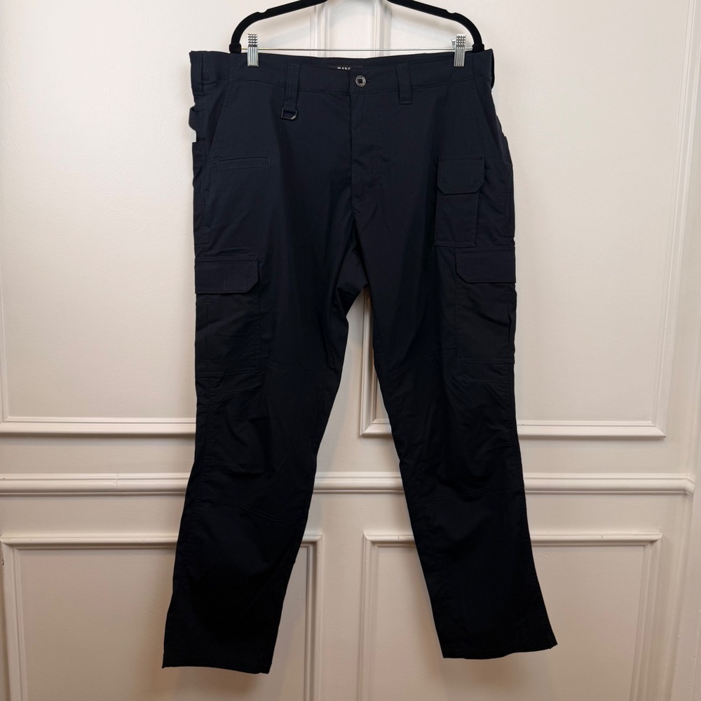 5.11 Tactical Stryke Pants Mens 40x32 DarkNavy Blue Flex-Tac Ripstop Cargo 74369